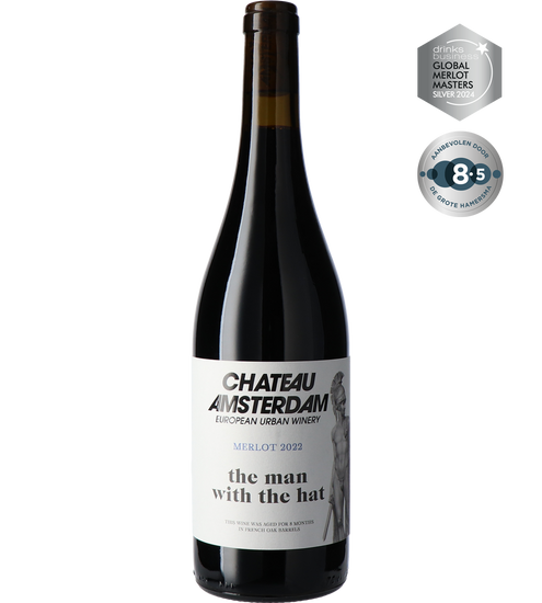 Chateau Amsterdam - The Man with the Hat - Merlot - Global Merlot Masters Award - 8.5 Grote Hamersma