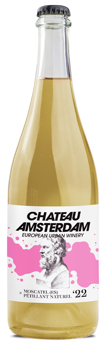 Chateau Amsterdam - urban winery and tasting room - Moscatel x pétillant naturel '22