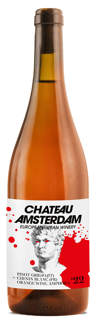 Chateau Amsterdam - urban winery and tasting room - Pinot grigio + chenin blanc '22